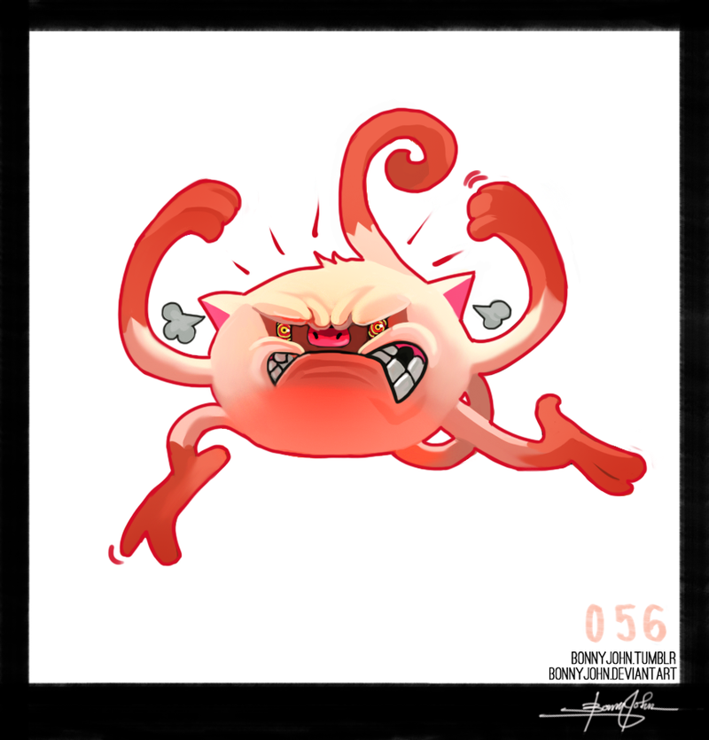 Illustration for article titled Monkeyin' around with MANKEY! Pokemon One a Day!